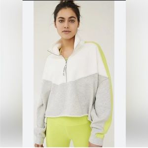 Free people split second half zip size small